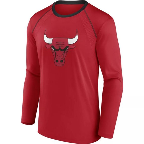 NBA Chicago Bulls Men's Long Sleeve Crew Neck T-Shirt - Picture 3 of 3